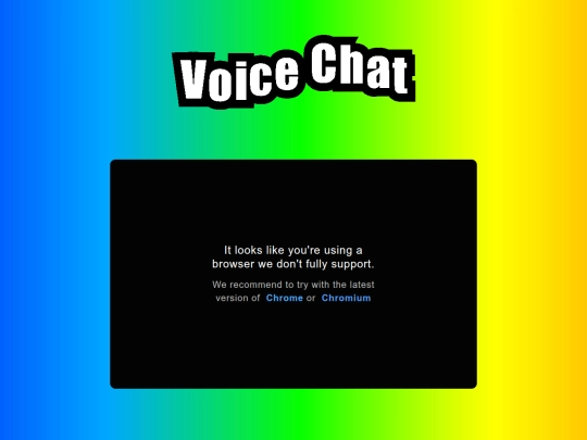 voiceroom screenshot