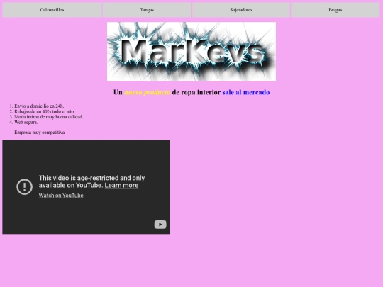 menu screenshot