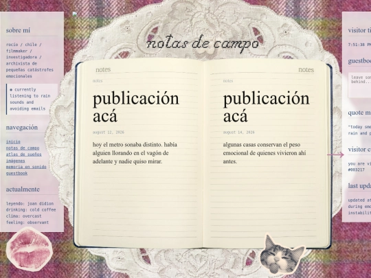 fieldnotes screenshot