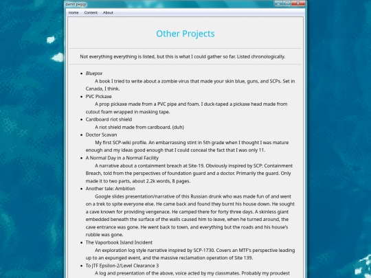 other-projects screenshot