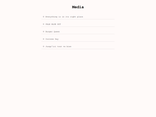 Links screenshot