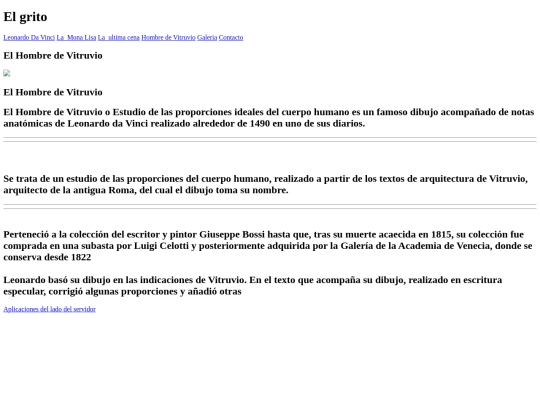 arte/Hombredevitruvio screenshot