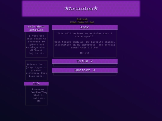 articles screenshot