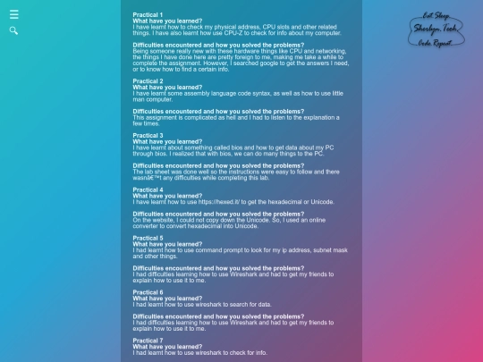 test screenshot