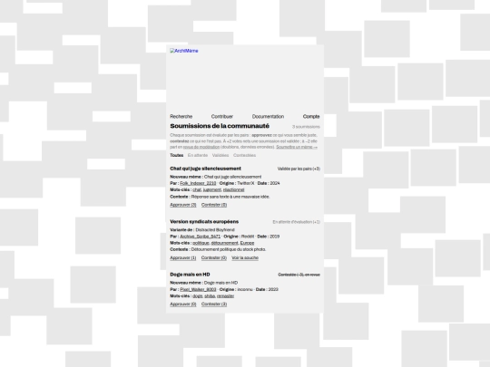 soumissions screenshot