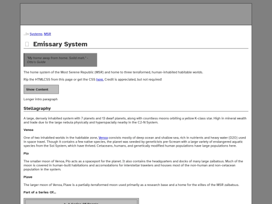 Emissary_System screenshot