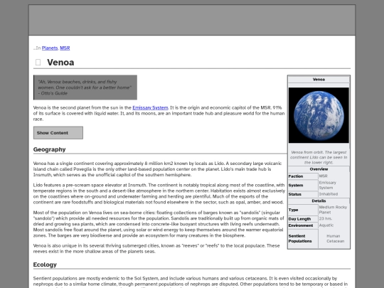 venoa screenshot
