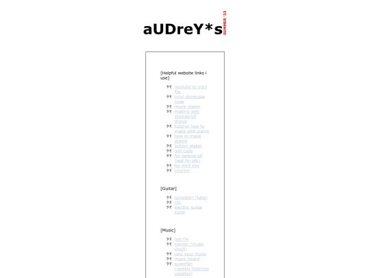 links screenshot