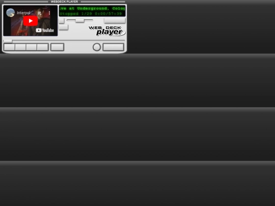 webdeck-player/player screenshot