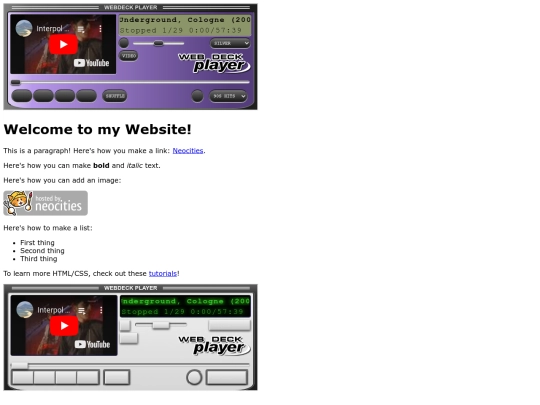 webfdeck screenshot