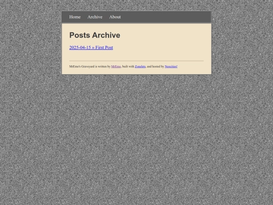 Blog/archive screenshot