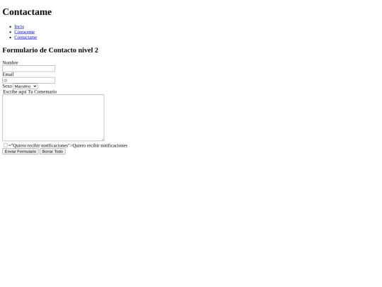 Contactame screenshot