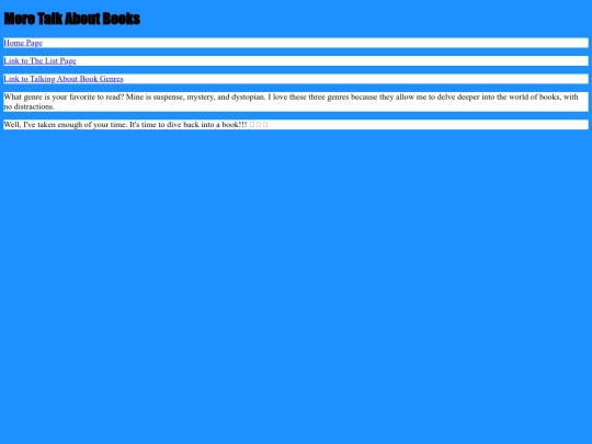 MoreTalkAboutBooks screenshot