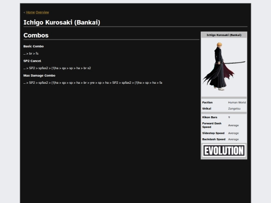 Characters/Ichigo(Bankai)/Combos screenshot