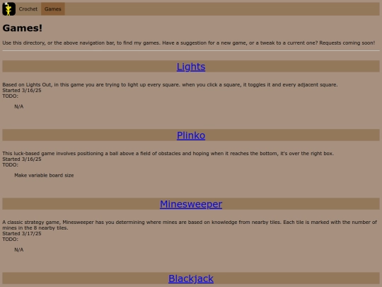 games screenshot