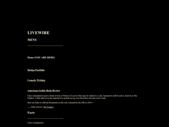 index screenshot