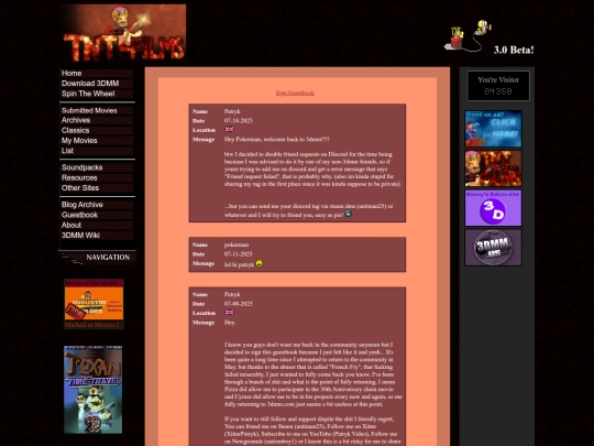 3.0/guestbook screenshot