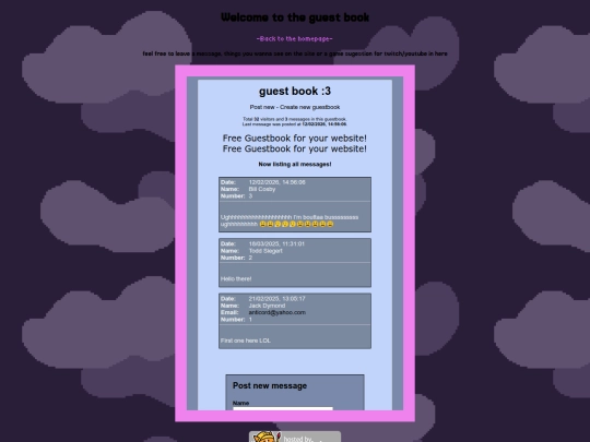 nalyds-guestbook screenshot