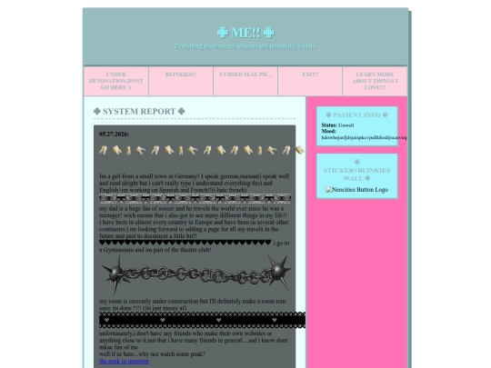 Experiment screenshot