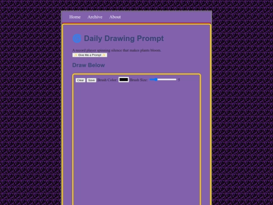 posts/Daily Drawing Challenge screenshot