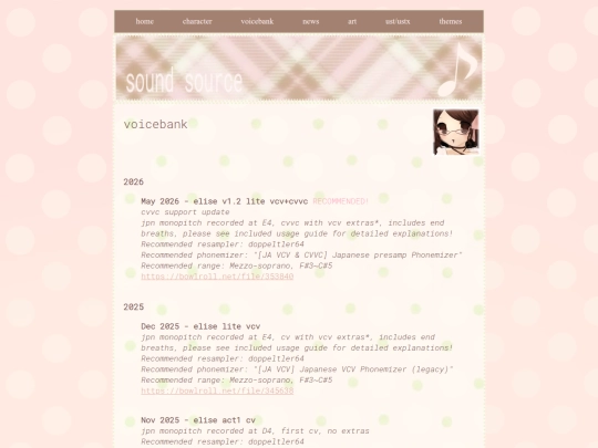 voicebank screenshot