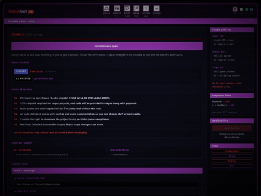 contact screenshot