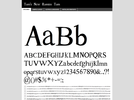 assets/fonts/webfontkit_tomnr2/tomnr-demo screenshot