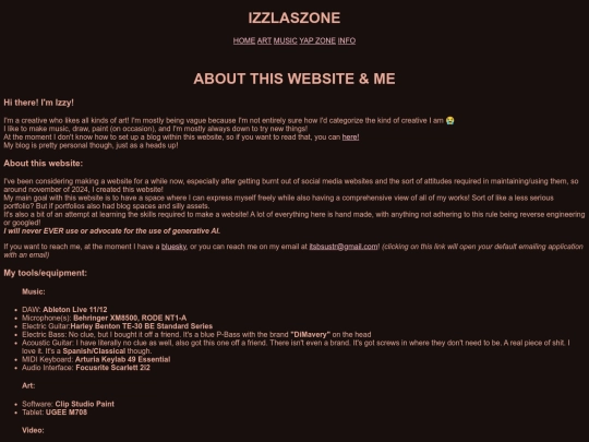 info screenshot