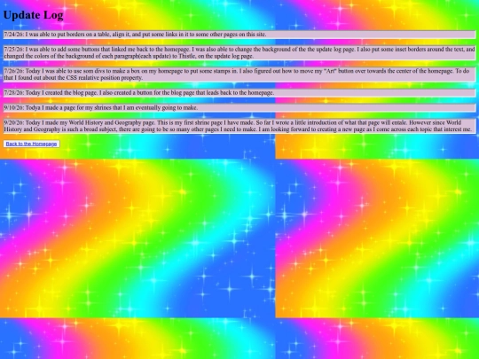 updatelog screenshot