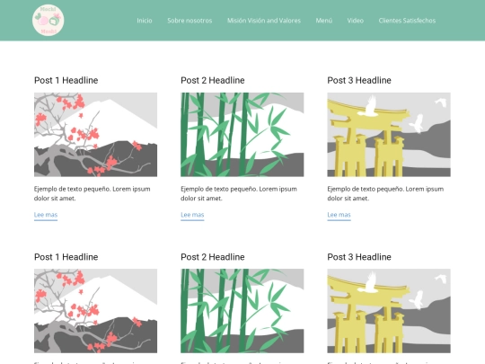 Microempresa/blog/blog screenshot