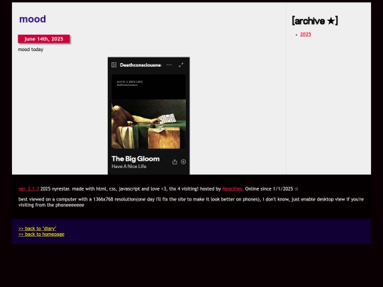 archive/old/diary/entries/4 screenshot