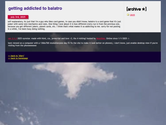 diary/entries/6 screenshot