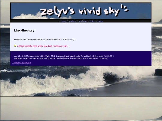 links screenshot