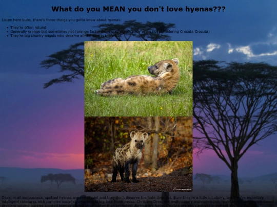 hyenas screenshot
