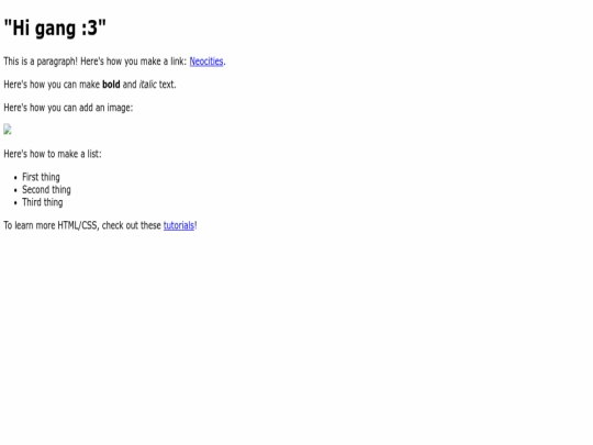 index screenshot