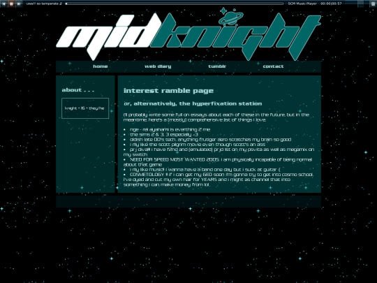 interests screenshot