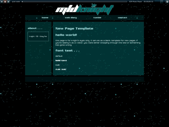 newpage_template screenshot