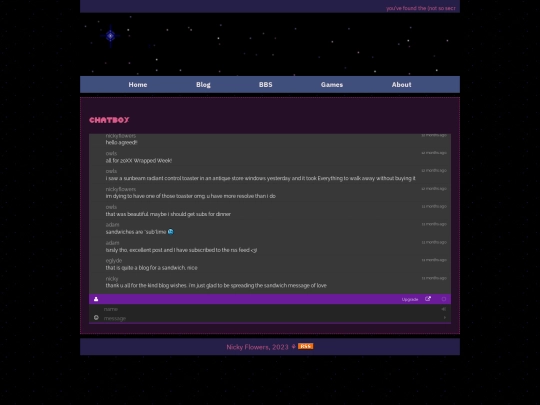 chatbox screenshot