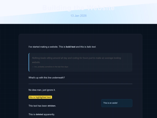 blog/building screenshot
