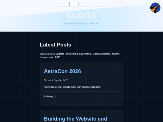 blog screenshot
