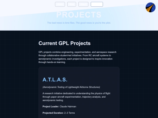 curriculum screenshot