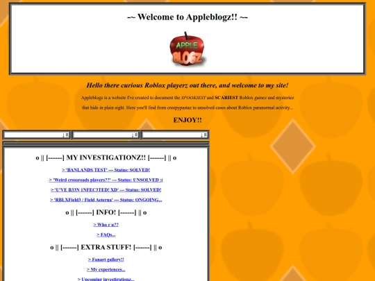 index screenshot