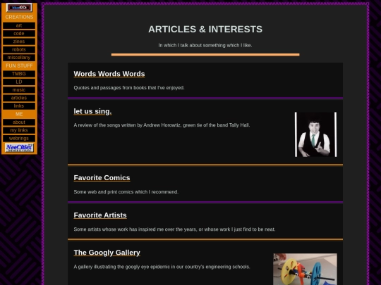 misc/articles screenshot