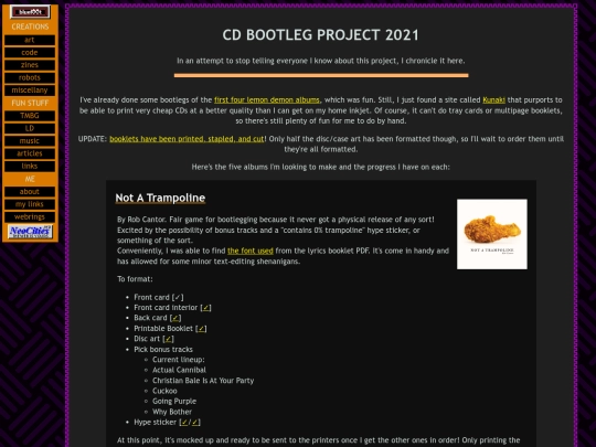 music/CDbootlegs screenshot