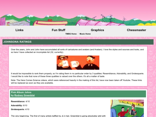 music/johnratings screenshot