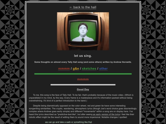 music/tallyhall/greentie screenshot