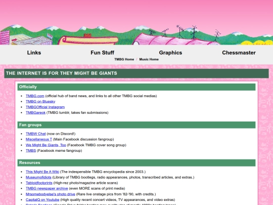 music/tmbg/tmbglinks screenshot