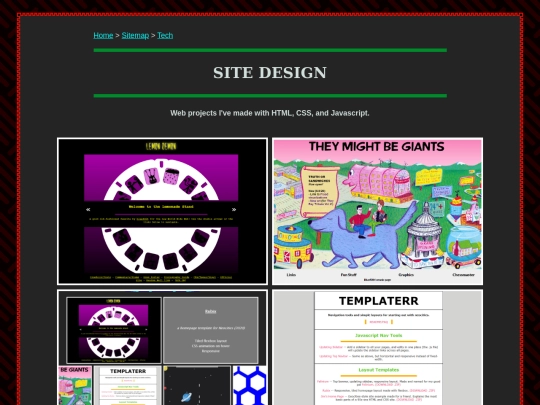 tech/sites screenshot