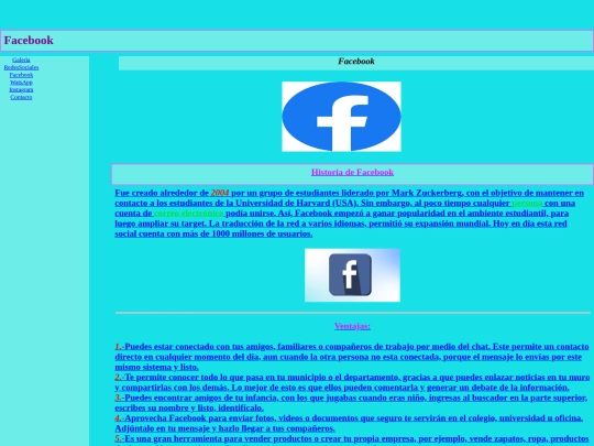 Redes Sociales/Facebook screenshot