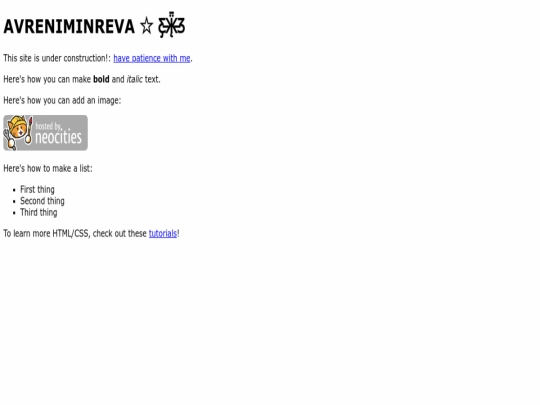index screenshot